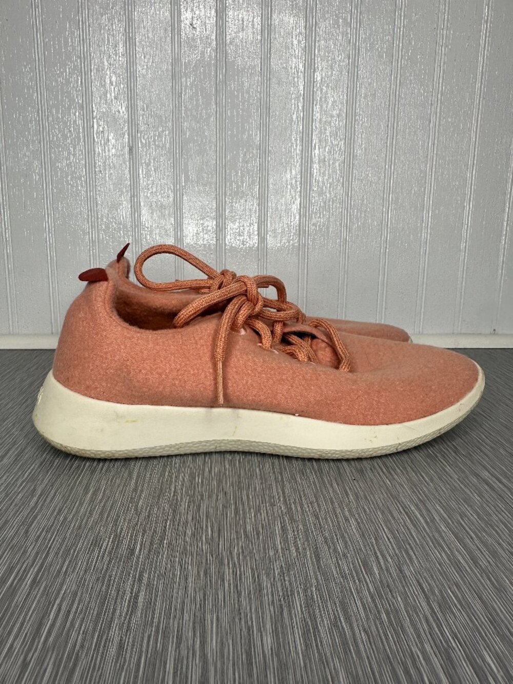 Allbirds Wool Runner Womens 8 Pink Salmon Running Shoes Sneaker EU 38